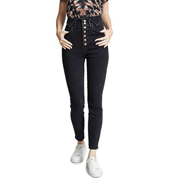 Mother The Swooner Exposed Snap Ankle Skinny I34 - Picture 2 of 13